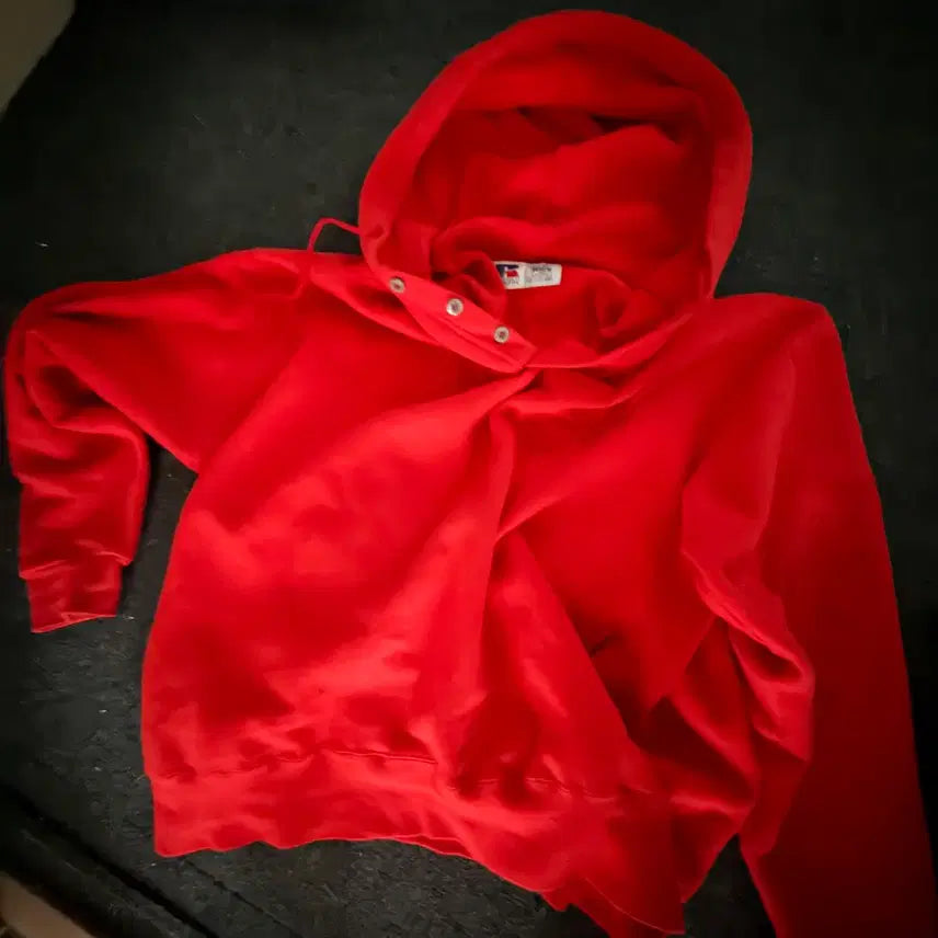 [BUNJANG] Russell 90s Henry Neck Hoodie XXL / 러셀 90s 헨리넥 후드 xxl