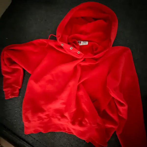 [BUNJANG] Russell 90s Henry Neck Hoodie XXL / 러셀 90s 헨리넥 후드 xxl