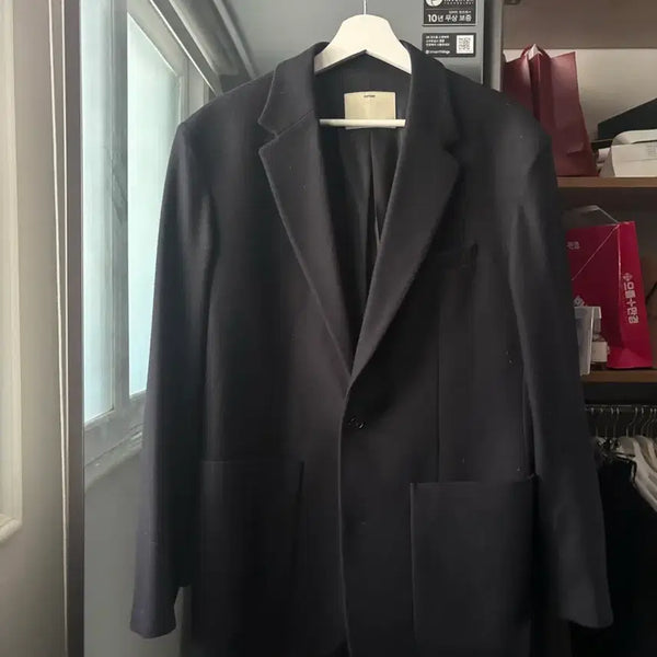 [BUNJANG] Poterry Wool Flannel Jacket Dark Navy / 포터리 울플란넬자켓 2사이즈(다크네이비)