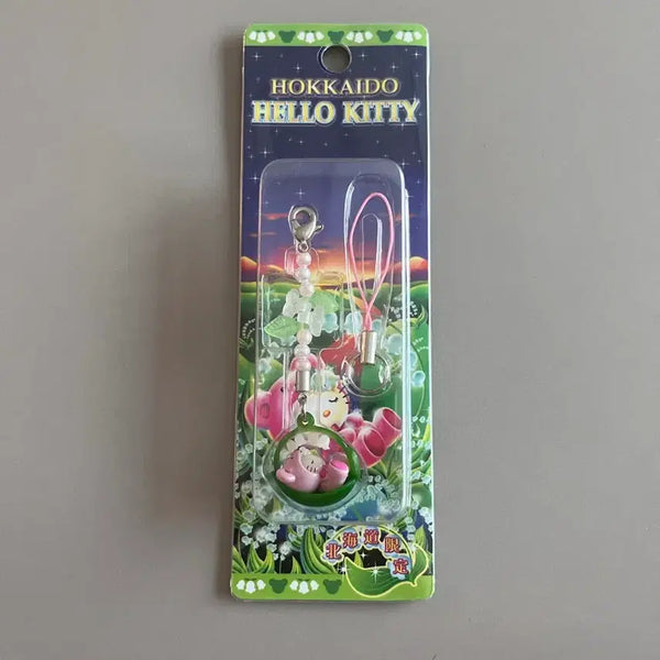[BUNJANG] Hello Kitty Lily of the Valley Bear Strap (Unsealed, Unused) / (개봉흔적,미사용) 키티스트랩 은방울꽃 곰