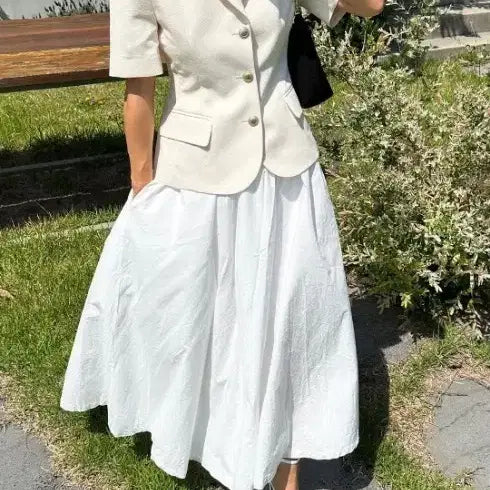[BUNJANG] Yua Bumi Short Sleeve Jacket / 유아 부미 반팔자켓