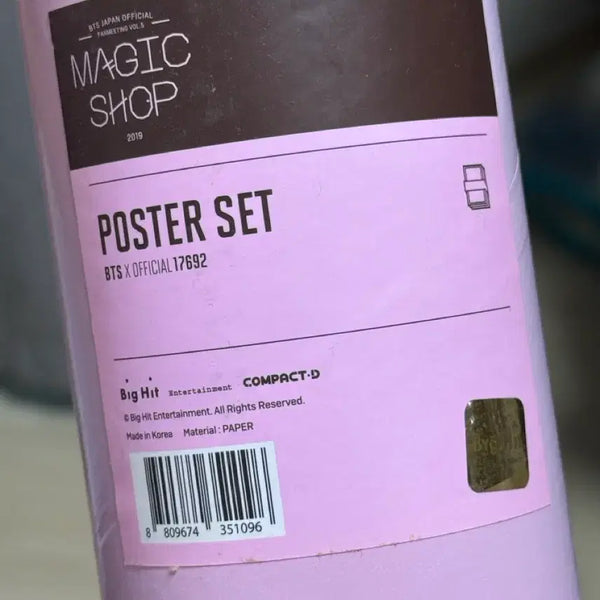 [BUNJANG] BTS Magic Shop Poster / 방탄소년단 BTS 매직샵 포스터