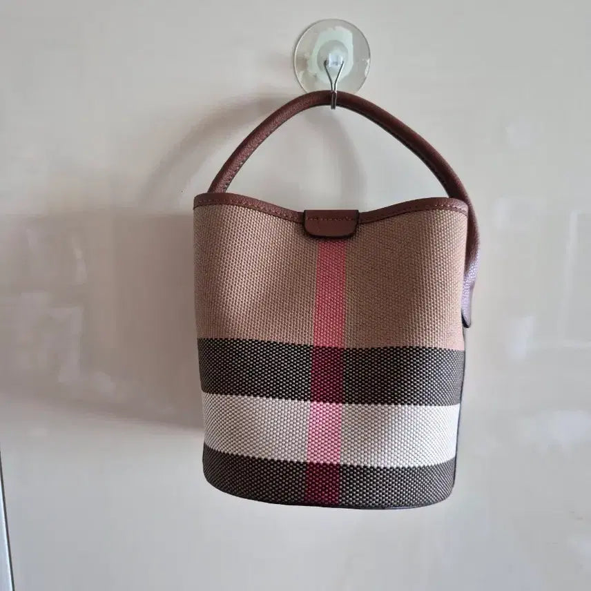 [BUNJANG] Checkered Pattern Mini Tote Bag / 체크 패턴 토트백 미니백