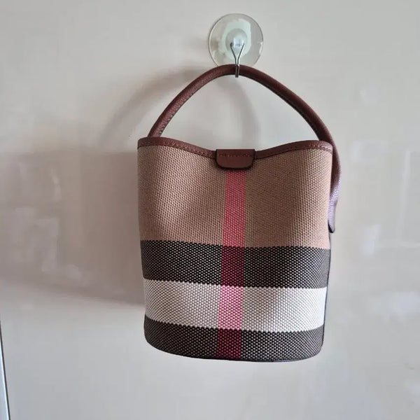 [BUNJANG] Checkered Pattern Mini Tote Bag / 체크 패턴 토트백 미니백
