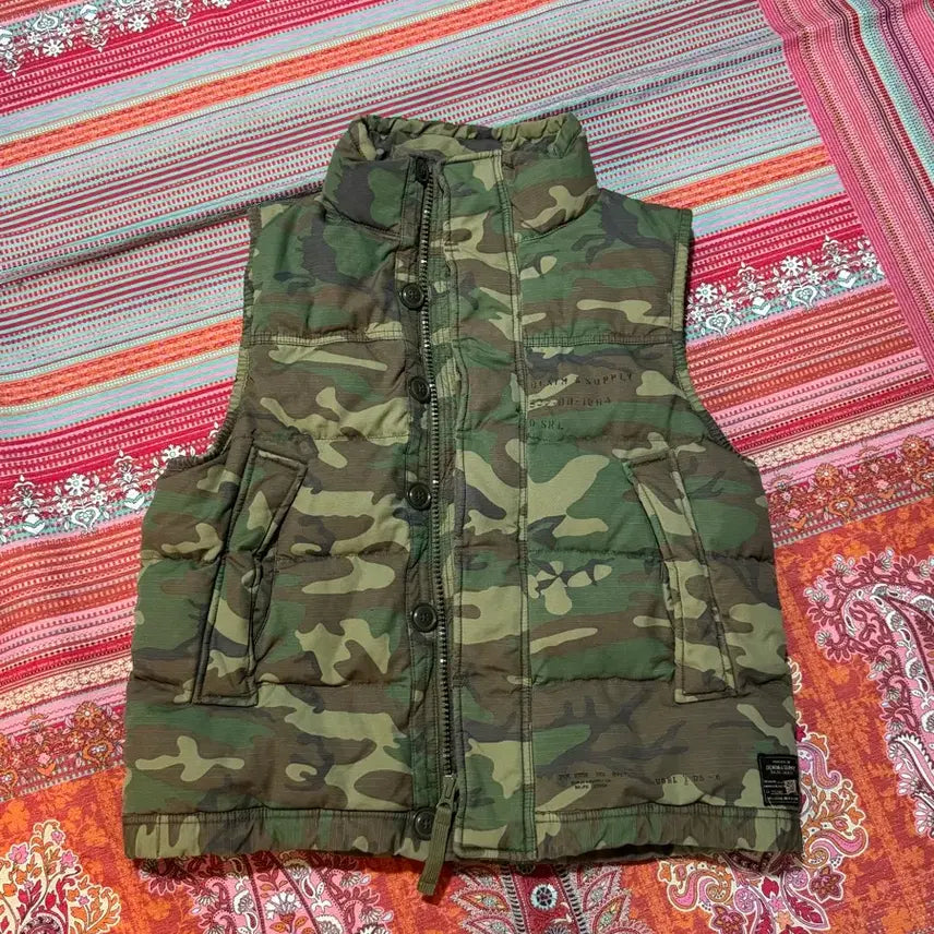 [BUNJANG] Ralph Lauren Denim & Supply Camo Padded Vest / Ralph Lauren