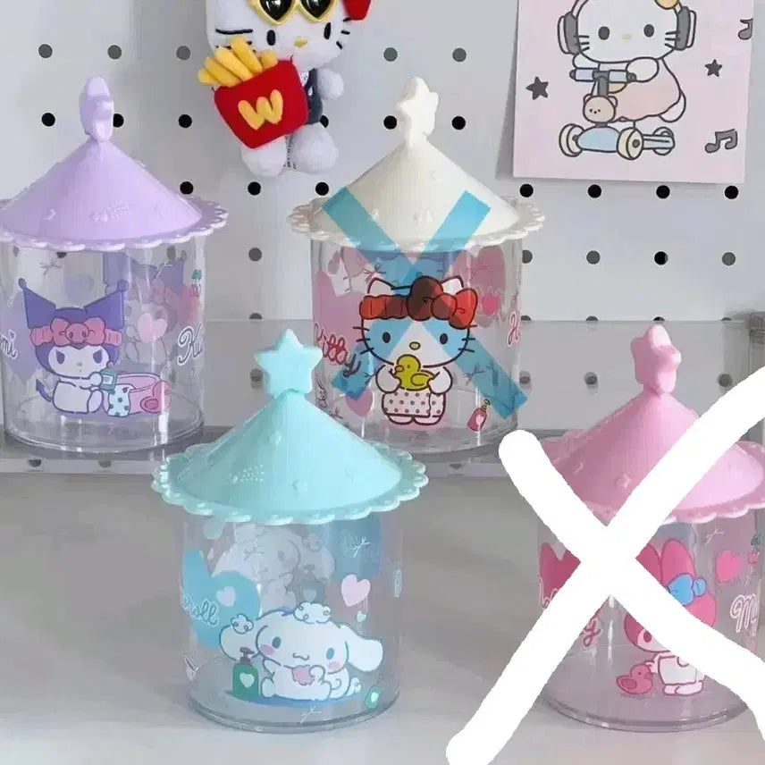 [BUNJANG] Sanrio Cinnamoroll / Kuromi Floss & Cotton Swab Organizer Case / 산리오  치실/면봉 (수납함/보관함)