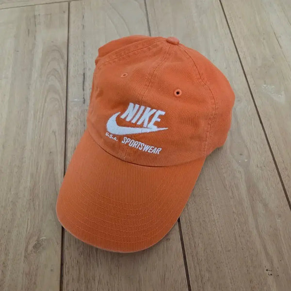 [BUNJANG] Nike Heritage Vintage Ball Cap Orange / 나이키 모자 헤리티지 빈티지 볼캡 오렌지 usa 스포츠웨어