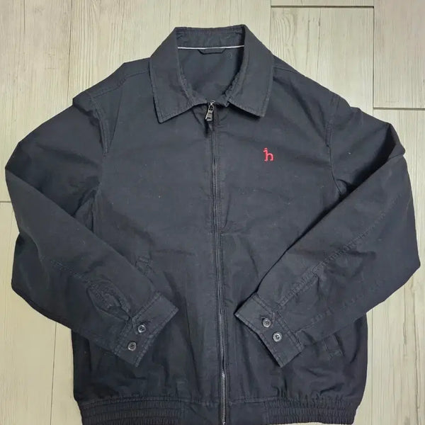 [BUNJANG] HAZZYS Black Cotton Jacket / 해지스 블랙 면 자켓