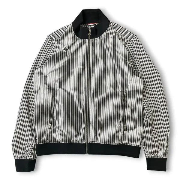 [BUNJANG] Pearly Gates Rabbit Logo Stripe Blouson Jacket / (105) 파리게이츠 래빗로고 스트라이프 블루종 자켓
