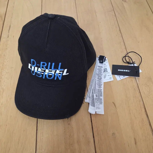 [BUNJANG] Diesel Black Vintage Cap Hat / 디젤 모자 블랙 캡 빈티지 DIESEL