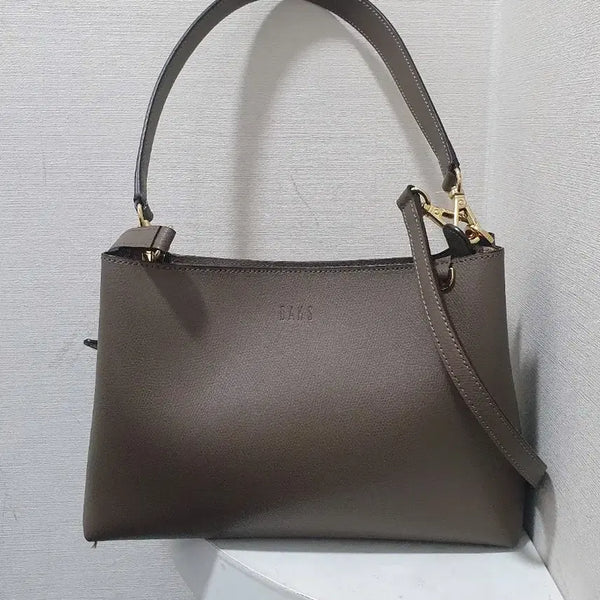 [BUNJANG] Daks Brown Leather Shoulder Bag Crossbody / 닥스  숄더백 크로스백