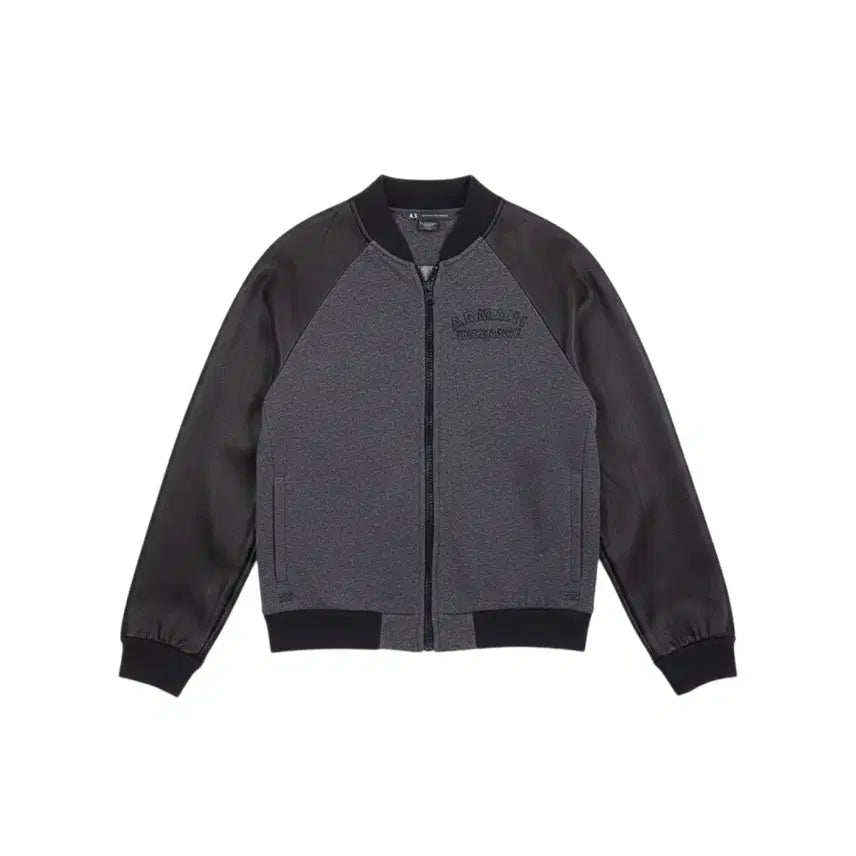 [BUNJANG] Giorgio Armani Colorblock Zip-Up Stadium Jumper / 여성S / 알마니 배색 집업 로고 스타디움점퍼GR