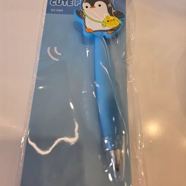[BUNJANG] Everland Penguin Shake Pen (New, Unsealed) / (새상품, 미개봉) 에버랜드 펭귄 흔들펜