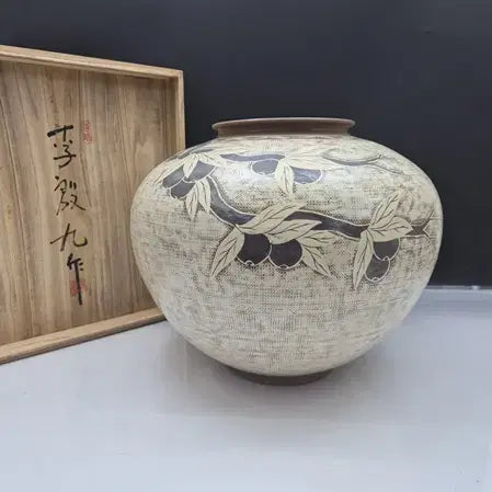 [BUNJANG] Cheongpa Yo Lee Eun-gu Master Celadon Buncheong Mishima Ceramic Vase / 청파요 이은구선생 - 분청 미시마도자기/