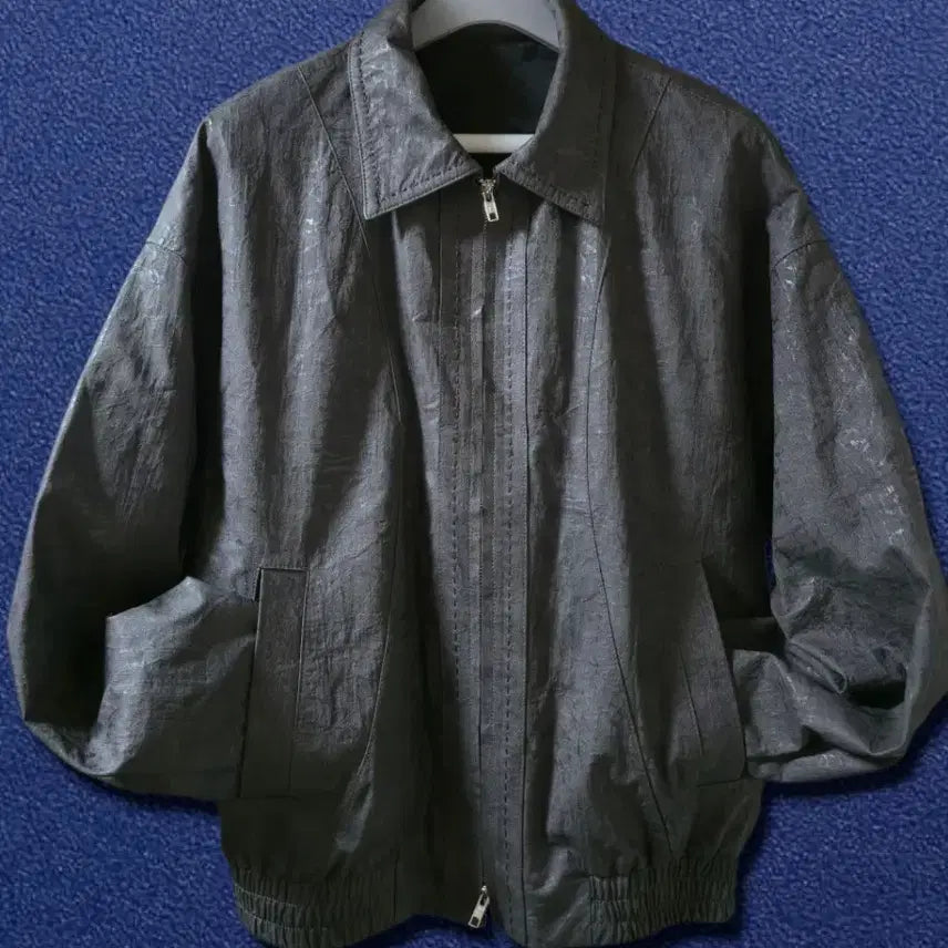[BUNJANG] MMGL Bluezong Leather Jacket Size 4 / MMGL 블루종 레더 자켓 4size