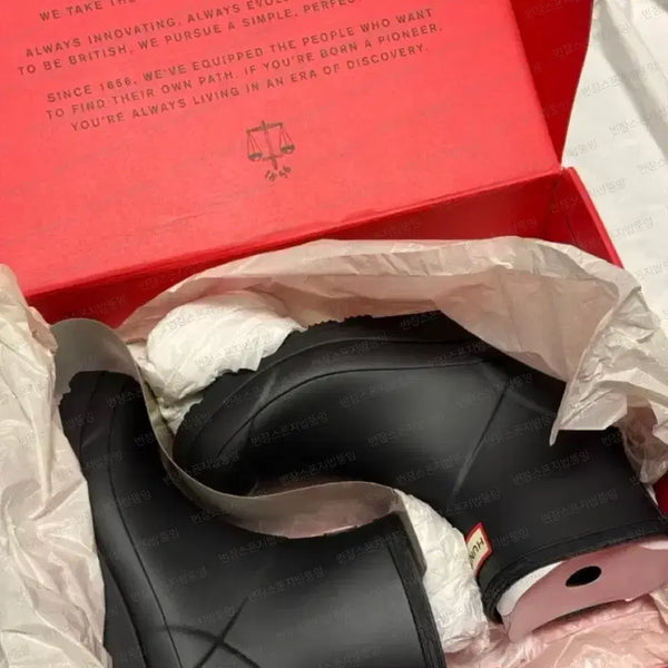 [BUNJANG] Hunter Original Play Short Rain Boots UK4 / 헌터 레인부츠 오리지널 플레이 숏 UK4(230-235)
