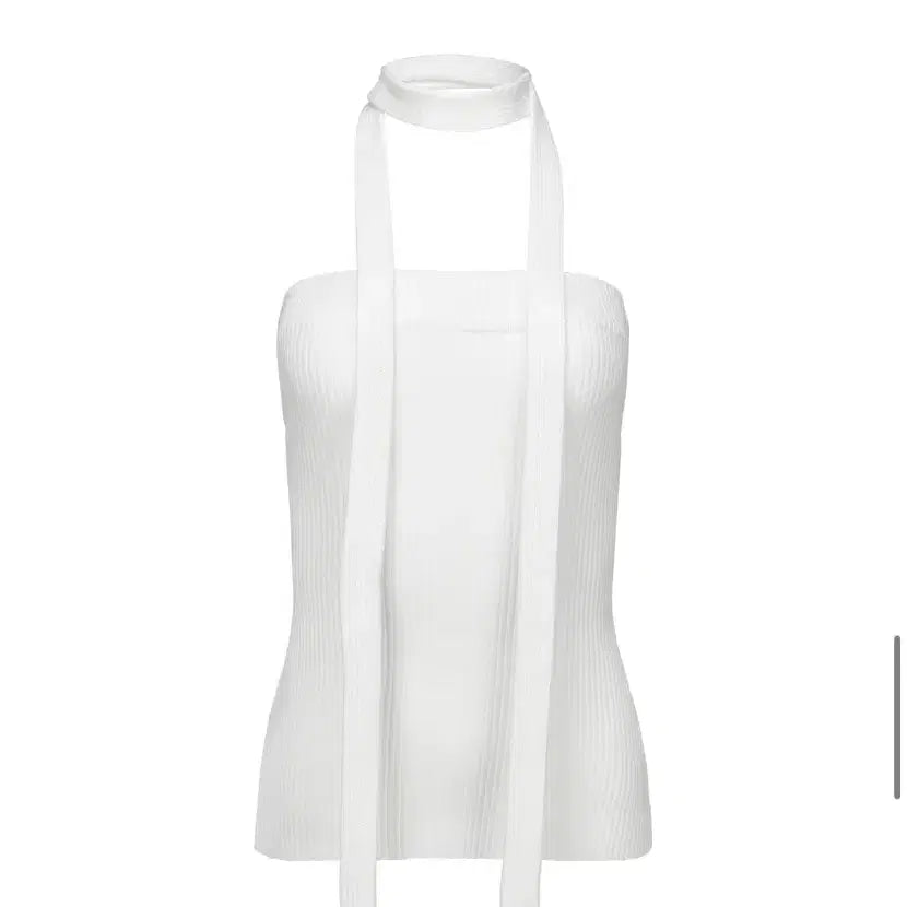 [BUNJANG] Nache Strap Knit Tank Top / 나체 스트랩 니트 탱크탑