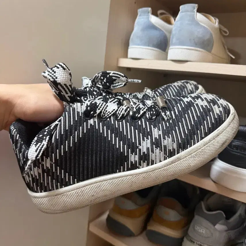 [BUNJANG] Burberry Check Sneakers Size 280 / 버버리 체크 스니커즈 280