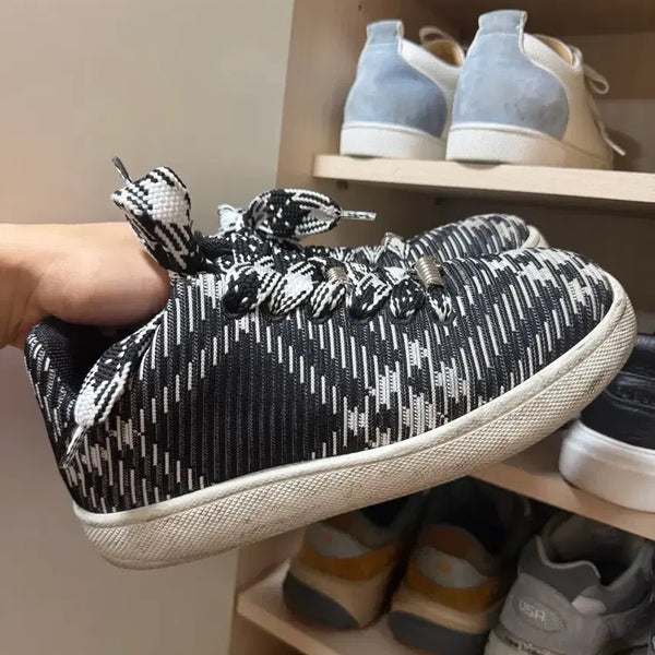 [BUNJANG] Burberry Check Sneakers Size 280 / 버버리 체크 스니커즈 280