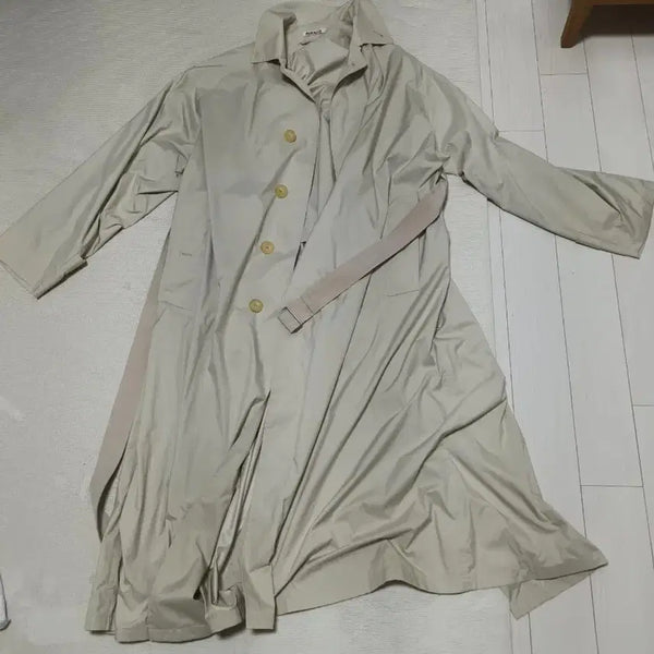 [BUNJANG] AURALEE Beige Trench Coat / 오라리 트렌치 코트