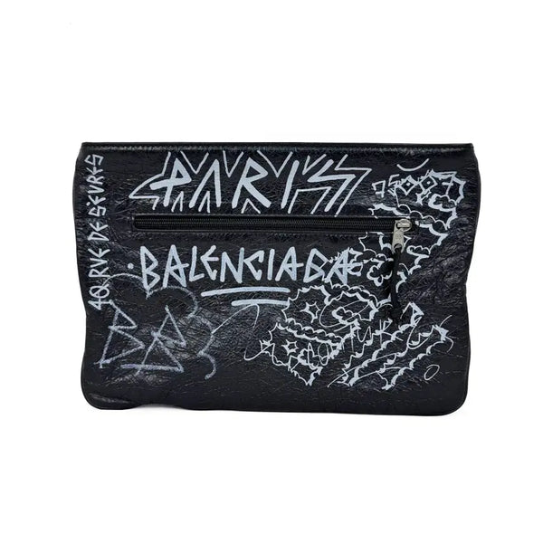 [BUNJANG] Balenciaga Graffiti Clutch Leather / 발렌시아가 그래피티 클러치 535334