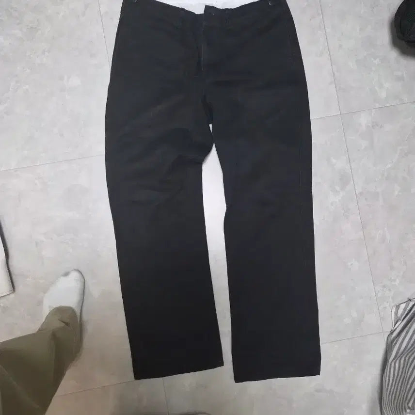 [BUNJANG] Bizbeam Black Cotton Pants Mens / 비즈빔 블랙 면바지 남성 바지