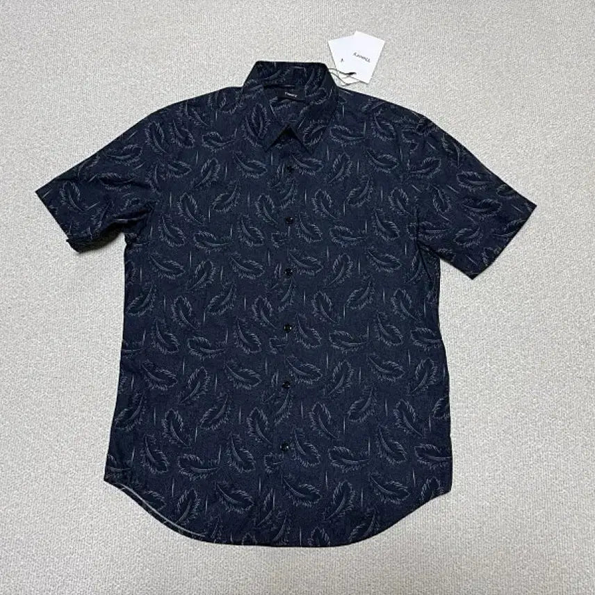 [BUNJANG] Theory Men's Short Sleeve Shirt (Size 95) / 띠어리 Theory 여름용 반팔 셔츠 남방 남성용 95사이즈