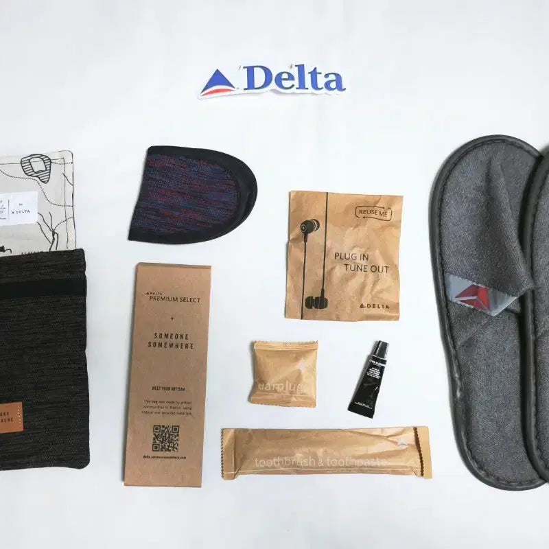 [BUNJANG] Delta Air Lines Premium Select Amenity Kit / 델타항공 프리미엄 셀렉트 어매니티
