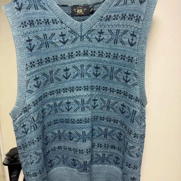 [BUNJANG] RRL Knit Vest XL / RRL 니트베스트 XL