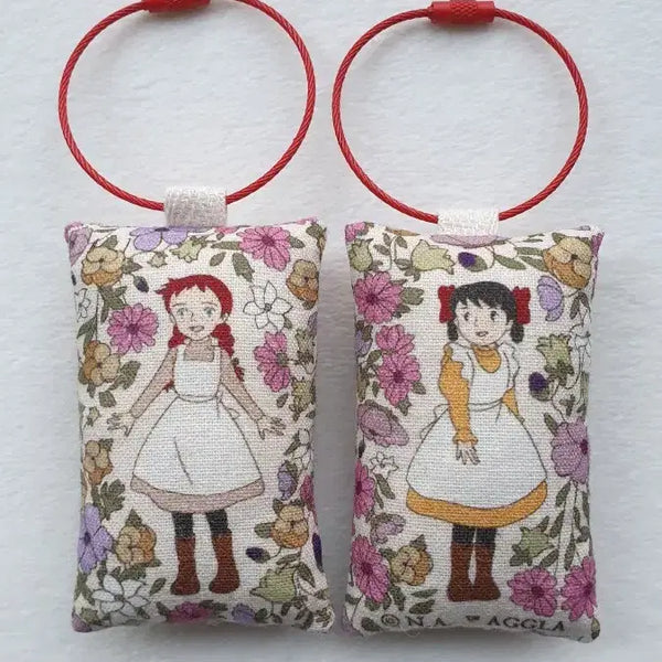 [BUNJANG] Handmade Anne of Green Gables Keyring/Bag Charm (Ivory) / 핸드메이드 빨간머리앤 키링/백참(아이보리)_개당