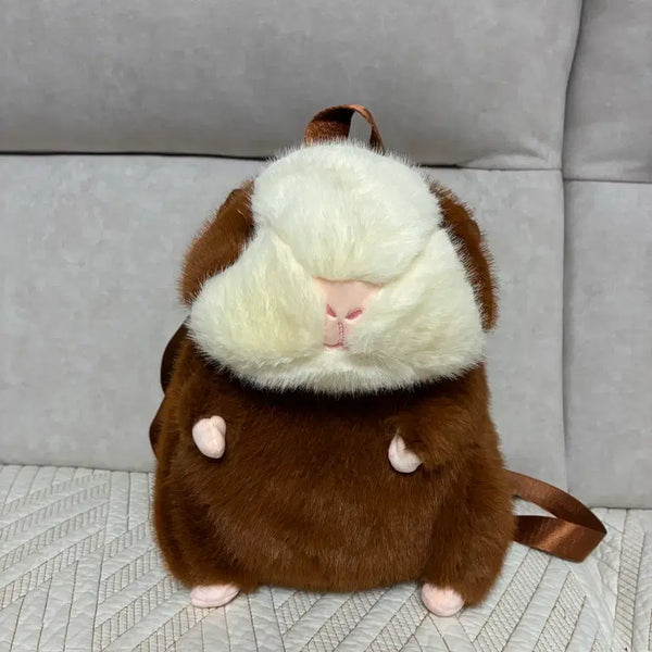 [BUNJANG] Unidentified Animal Plush Backpack / 햄스터 인형 백팩