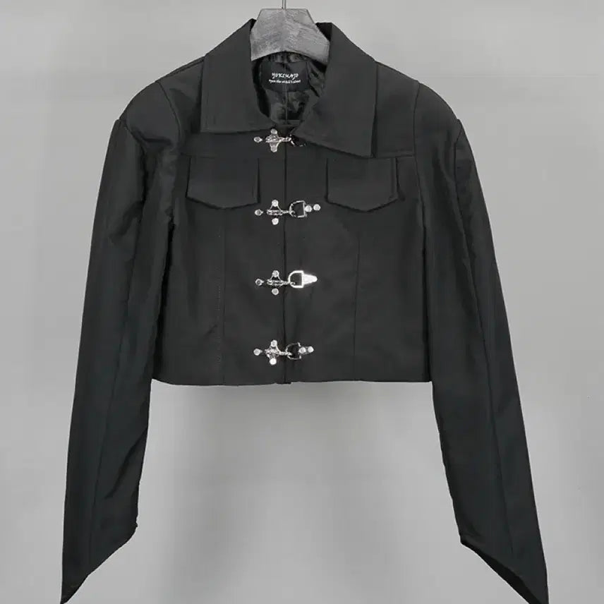 [BUNJANG] Yokimajo Metal Buckle Crop Jacket / 요키마조 크롭 자켓