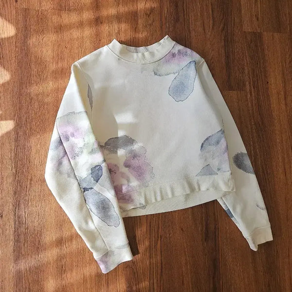 [BUNJANG] Acne Studios Beta Print Floral Sweatshirt / 아크네 스튜디오 베타 프린트 프로럴 맨투맨
