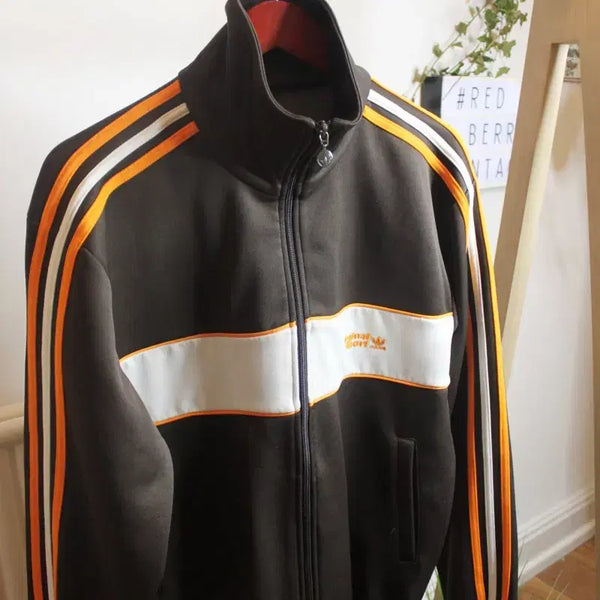 [BUNJANG] Adidas Firebird Brown Track Jacket / [105/XL] 아디다스 파이어버드 브라운 져지