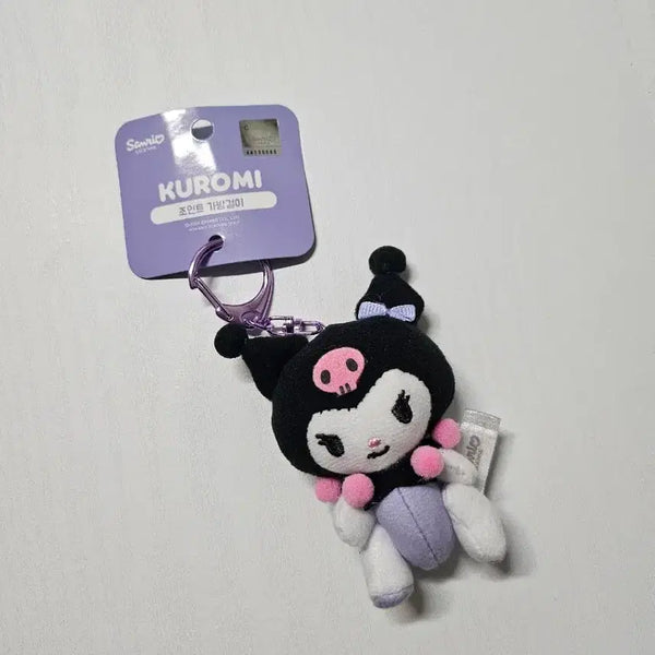 [BUNJANG] Sanrio Authentic Kuromi Jointed Bag Charm / (새상품) 산리오 정품 조인트 가방 걸이 쿠로미 관절 인형 키링