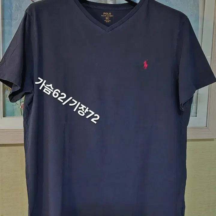 [BUNJANG] Polo Ralph Lauren V-Neck Short-Sleeve T-Shirt / (105) POLO  정품 브이넥 반팔티