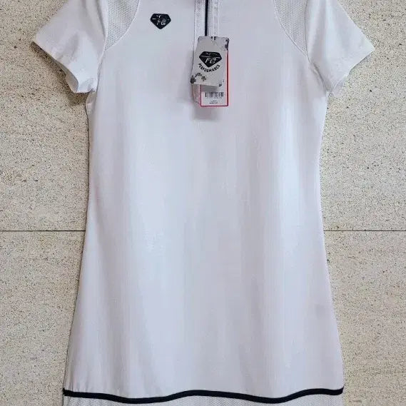 [BUNJANG] Phantom Golf Women's Half Zip Short Sleeve Dress / 팬텀 골프 여성 하프 집업 반팔 원피스