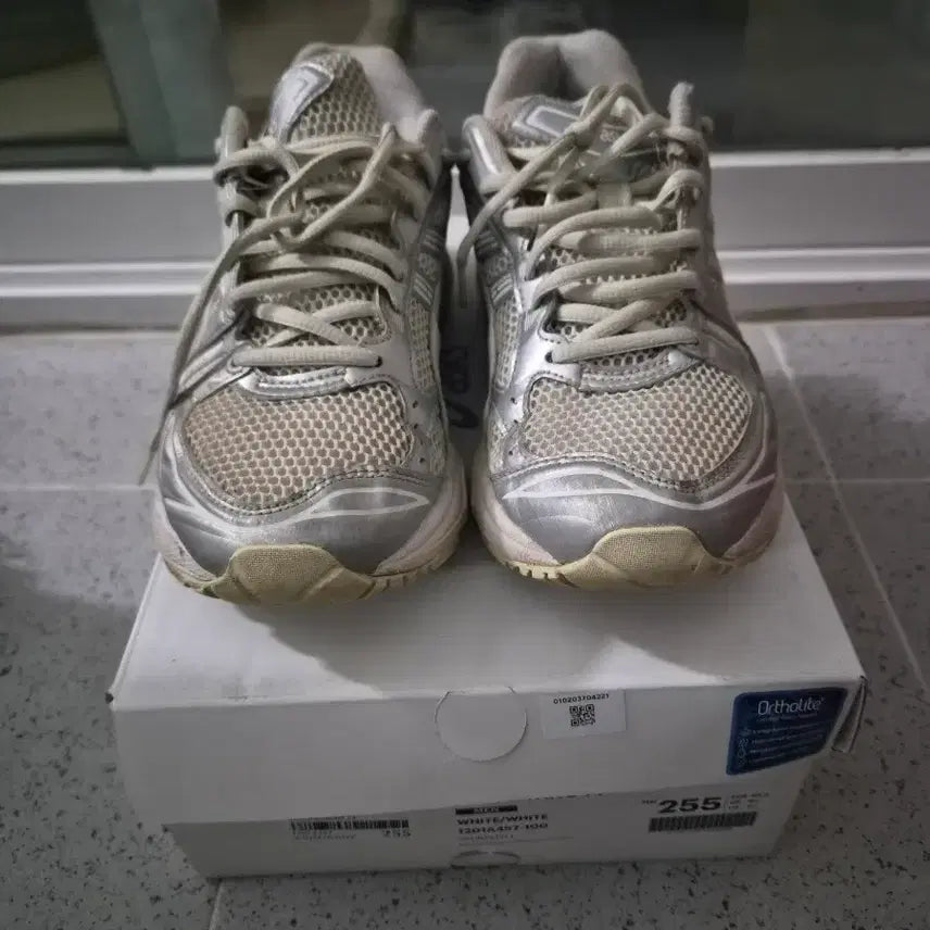 [BUNJANG] ASICS x J.U.N.D. GELY KANO Silver Sneakers / 아식스 자운드 젤카야노