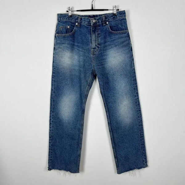[BUNJANG] Road Banding Jeans L Vintage / Road 국내제작 밴딩 청바지 남L 라덴 빈티지