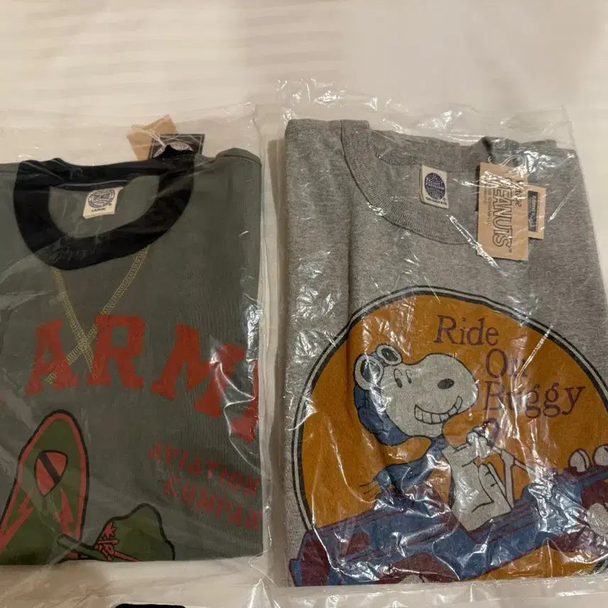 [BUNJANG] Toy's McToy's x Peanuts Short Sleeve T-Shirt (Bundle Set) / 토이즈맥코이 피너츠 반팔 L사이즈 팝니다.(일괄 택포 22)