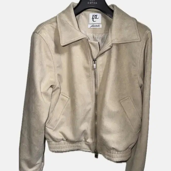 [BUNJANG] PLACE STUDIO Two-Way Blouson Suede Banding Jumper Jacket / 플레이스스튜디오 투웨이 블루종 스웨이드 밴딩 점퍼 자켓 정가 66000원