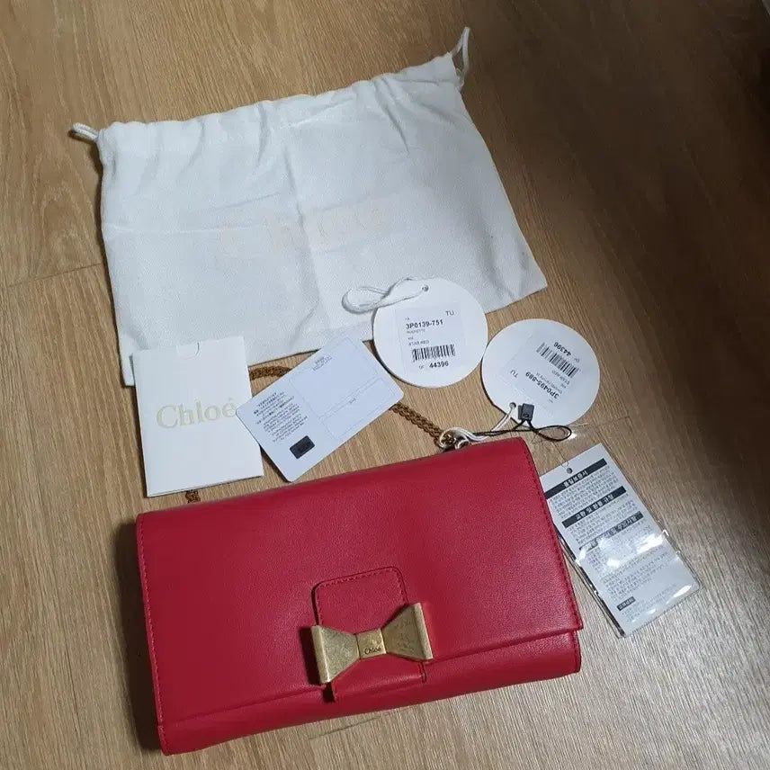 [BUNJANG] Chloé Red Leather Crossbody Bag / 끌로에  레드 크로스백