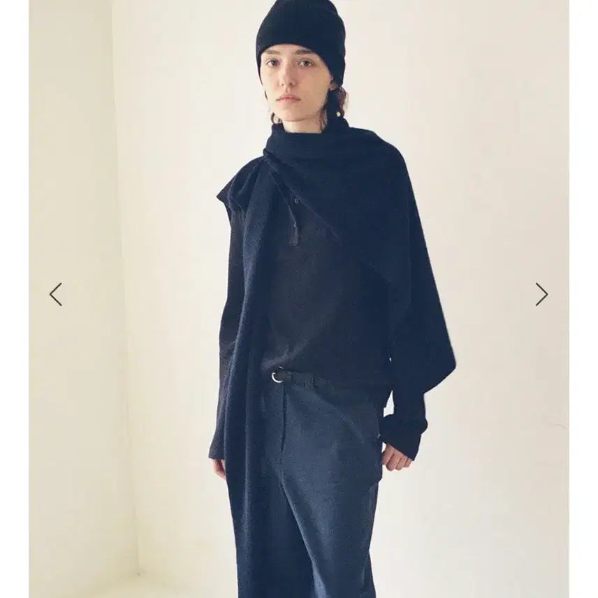 [BUNJANG] Ehre Cashmere Blend Beanie - Navy / 에레 ehre CASHMERE BLEND BEANIE navy
