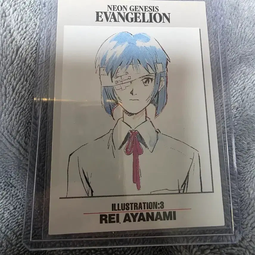 [BUNJANG] Evangelion Ayanami Rei Illustration Card #3 / 에반게리온 아야나미 레이 일러스트 카드