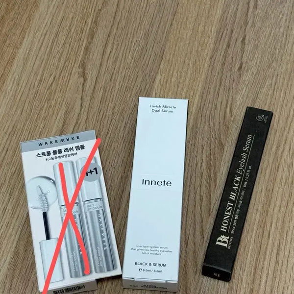 [BUNJANG] Elinet Ravish Miracle Dual Serum & Benton Honest Black Eyelash Serum (Set) / (새상품)속눈썹 영양제 2개
