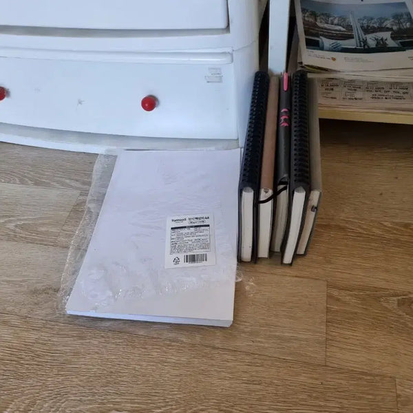 [BUNJANG] A4 White Paper Notebook Bundle / 탐사지 백상지 A4 새상품 + 다이어리노트공책