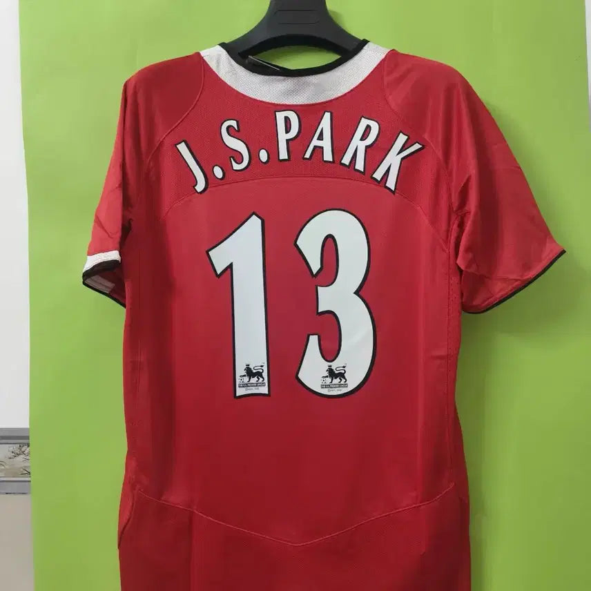 [BUNJANG] Manchester United Park Ji-sung #13 Red Jersey / 맨유 박지성 13번 유니폼 붉은색