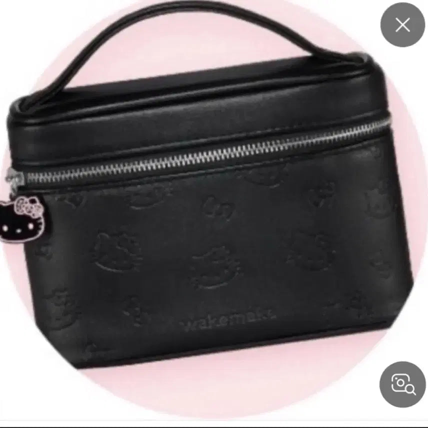 [BUNJANG] WAKEMAKE Hello Kitty Leather Pouch / 웨이크메이크 헬로키티 레더파우치 미개봉새상품