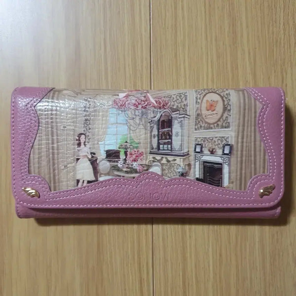 [BUNJANG] Sonovi Pink Long Wallet / SONOVI 핑크 장지갑