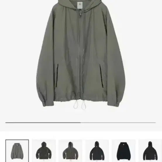 [BUNJANG] Polerithu Zip Hoodie Khaki Beige Size 1 / (1) 폴리테루 집후디 카키베이지